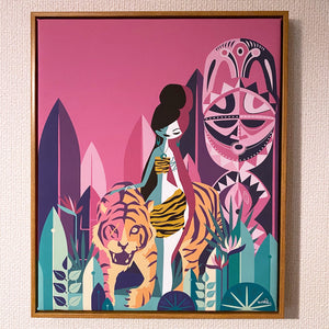 "Exotica"  Giclee Printing on Canvas