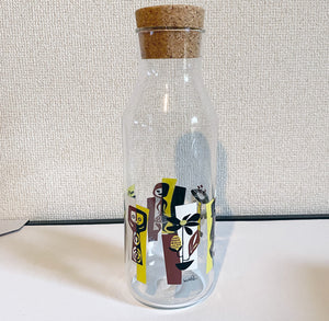 midcentury modern tiki  mai-tai glass and decanter