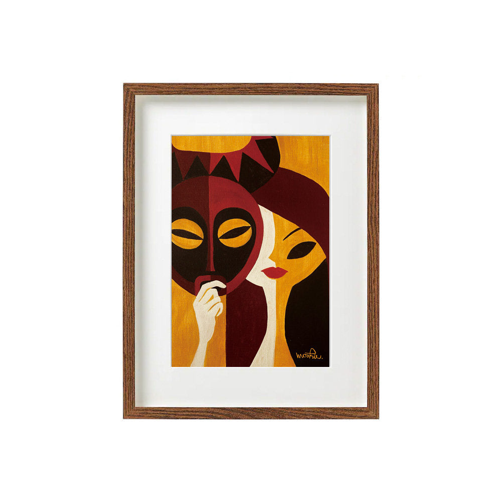 Polynesian Lady Framed Art Prints