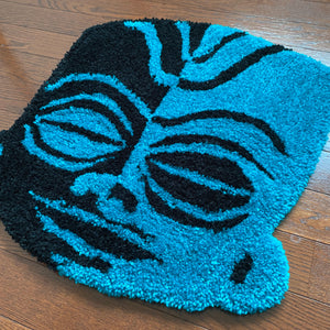 Tiki Mask Tufted Rug No.4 2023